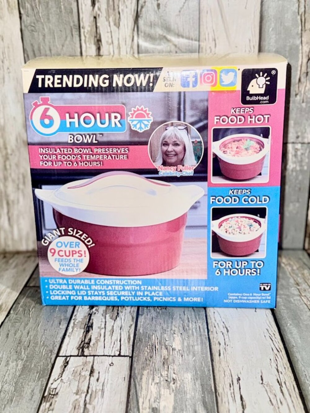 6-Hour Insulated Serving Bowl - New